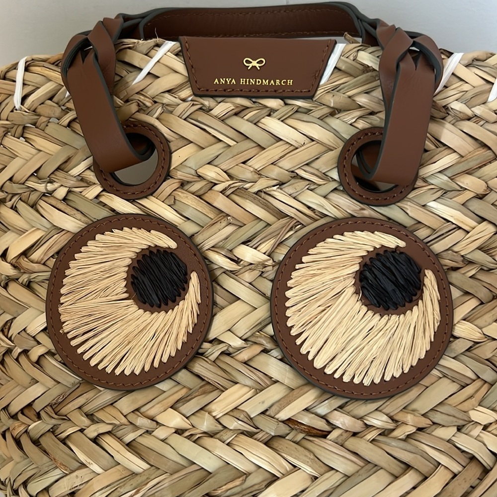 Anya Hindmarch small paper eyes basket bag - Picture 7 of 13